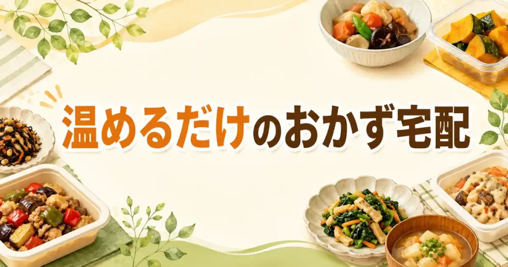 【保存版】温めるだけのおかず宅配6選!冷蔵と冷凍の差が想像以上だった