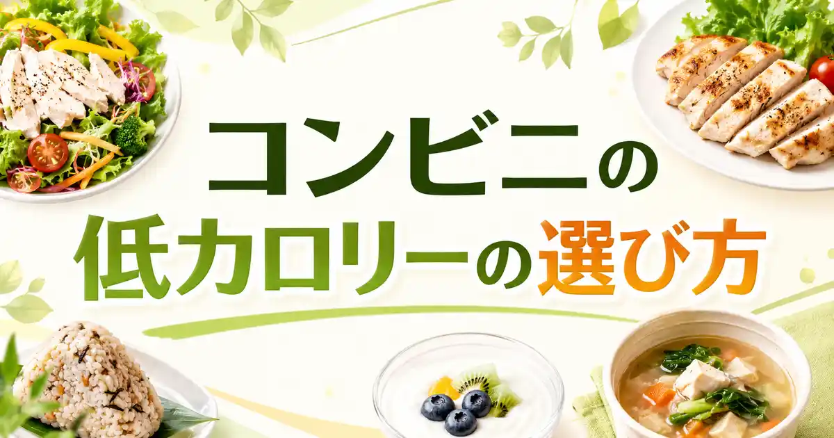 コンビニの低カロリー食品で太らない3つのコツ!栄養を整えるなら宅配弁当も選択肢