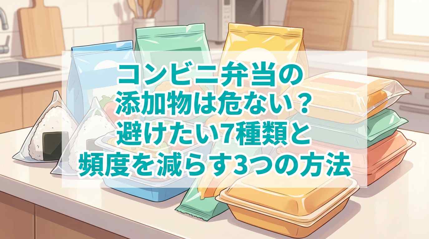 コンビニ弁当の添加物は危ない？避けたい7種類と頻度を減らす3つの方法