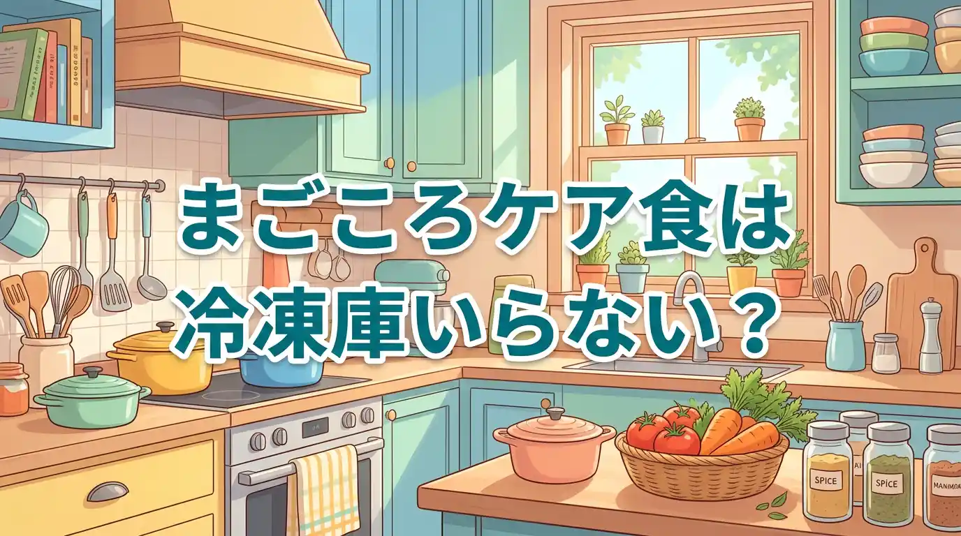 【結論】まごころケア食は冷凍庫いらない?レンタルで買い足し不要の3つの理由