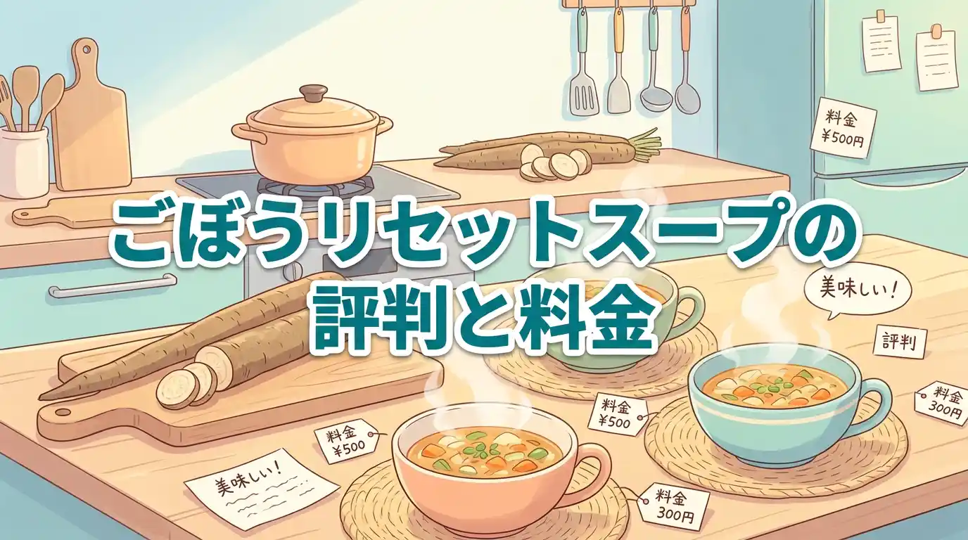 【あじかん】ごぼうリセットスープの評判・口コミと料金！食物繊維12.5gの実力とメリットを解説