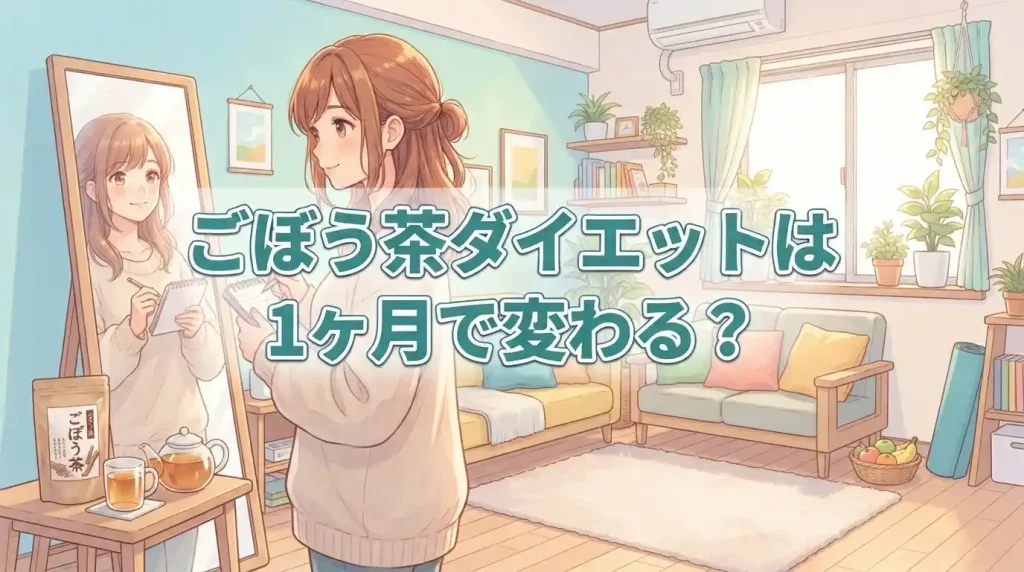 【保存版】ごぼう茶ダイエットは1ヶ月で何が変わる？実は置き換えの選択肢もある理由