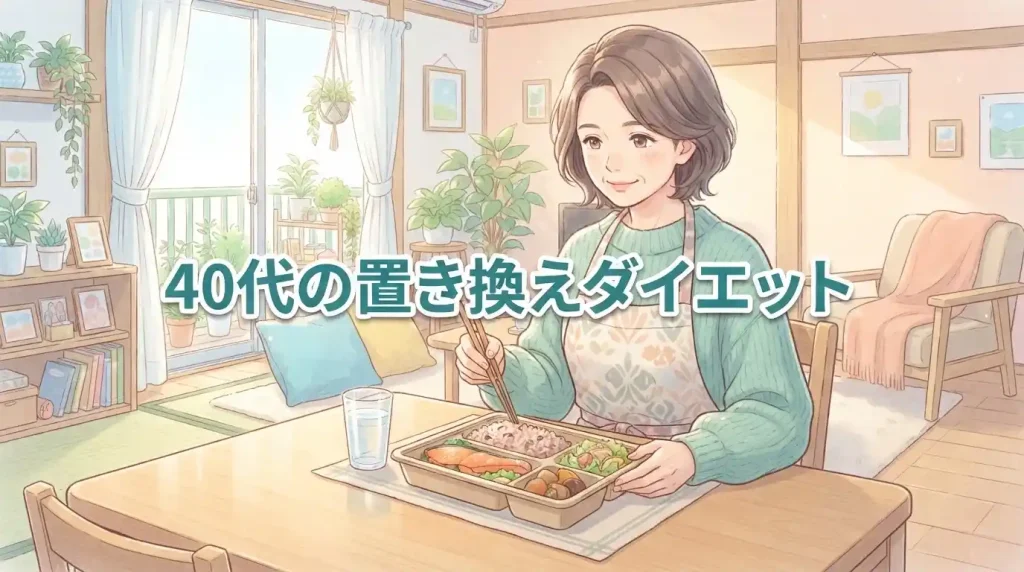 【保存版】40代の置き換えダイエットおすすめ食品7選！選ぶべきは満足感と食物繊維