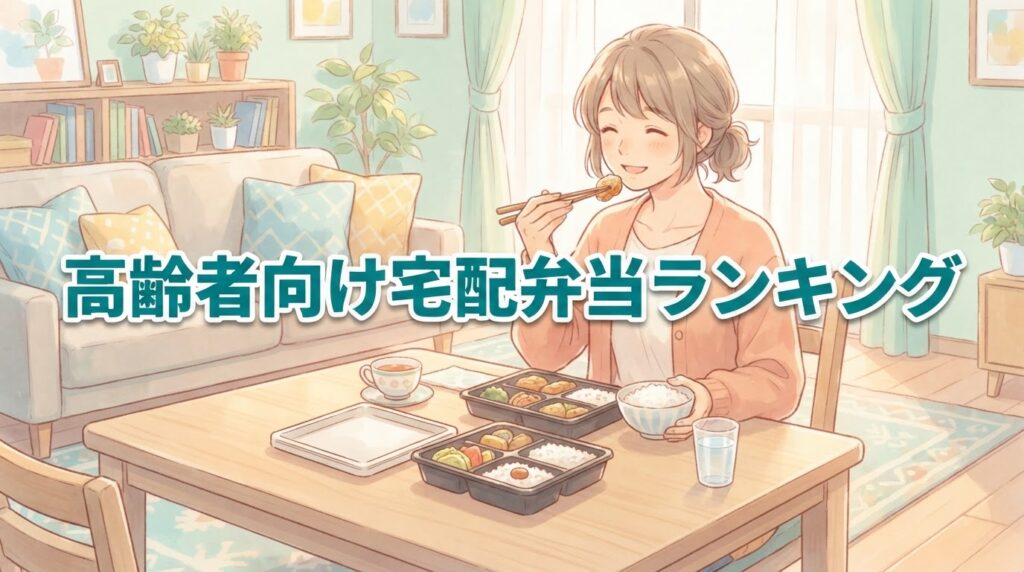 【最新版】高齢者向け宅配弁当ランキング10選！評価基準や選び方も解説
